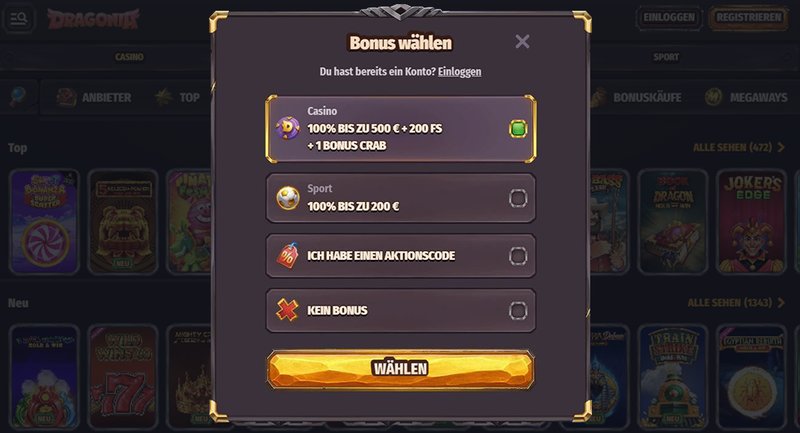 Découvrez les Bonus Sans Dépôt et les Codes Promos du Draconia Casino En Ligne